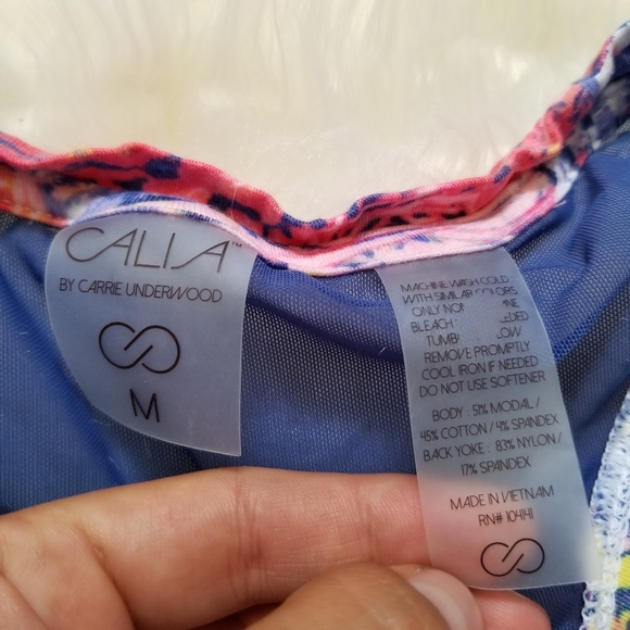 Calia Everyday Printed Tank Floral Abstract Medium - Picture 4 of 8